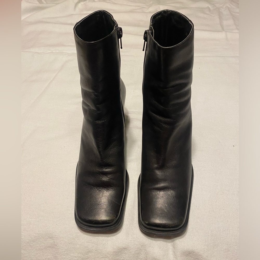 St. John's Bay Black Ankle Boots